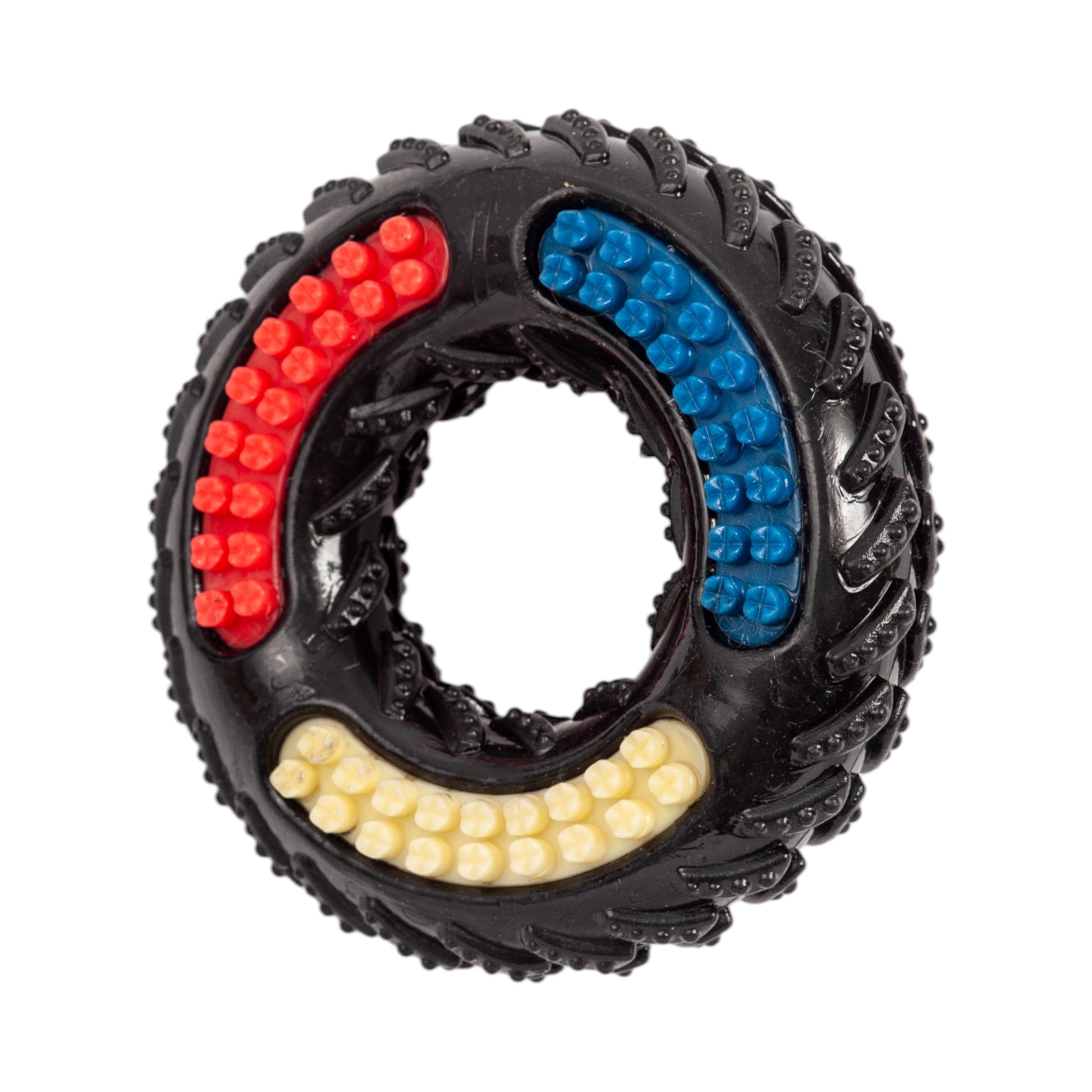 Recyclable TPR Textured Dog Chew Toy - "Tire of Fun"-2