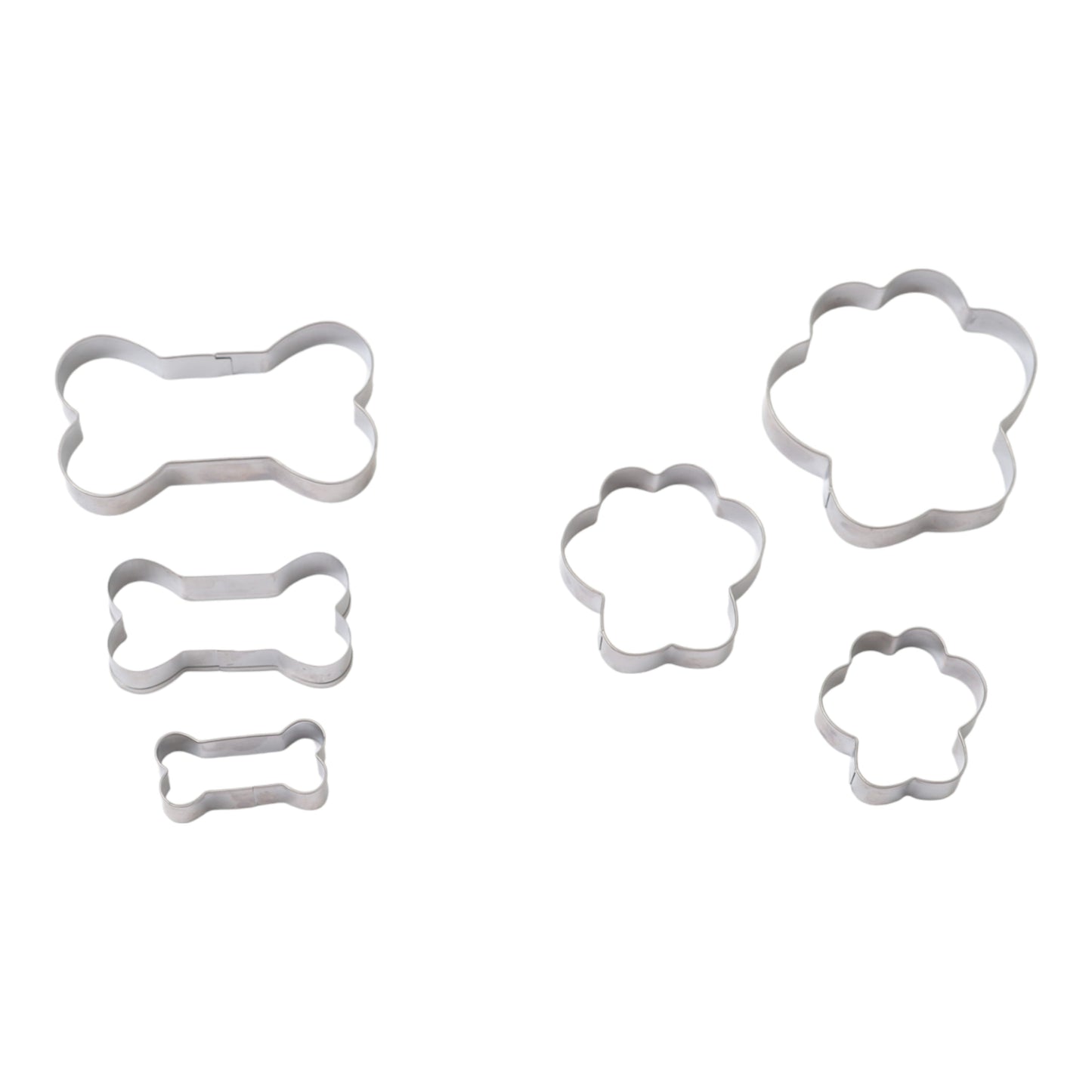 Country Living 6-Piece Stainless Steel Cookie Cutter Set-1