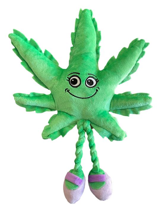 Mary Jane the Weed Leaf 420 Dog Toy