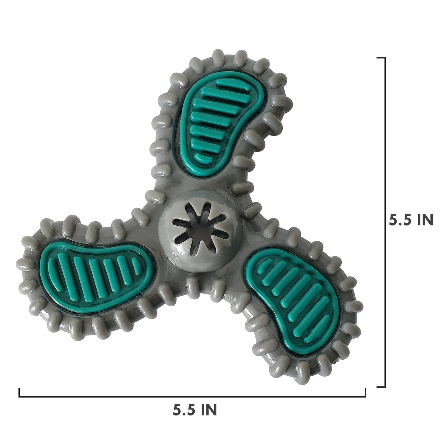 TPR Dental Spinner Dog Toy - For Light/Medium Chewers-2