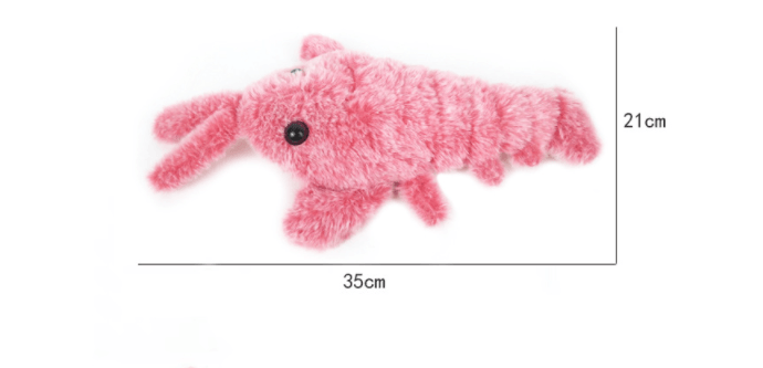 Electric Jumping Shrimp Usb Charging Lobster Cat Toy-1