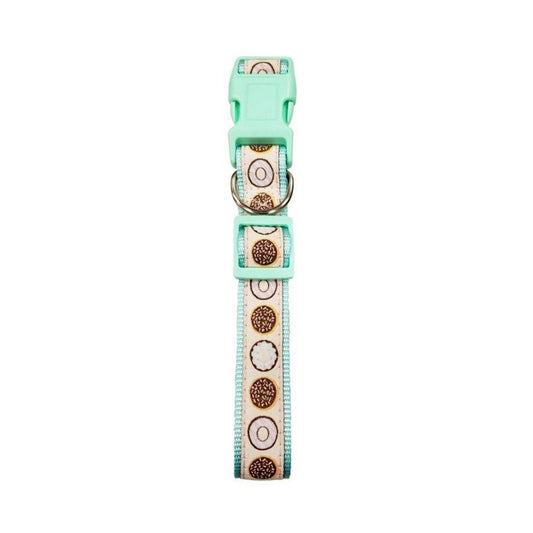 Designer Dog Collar - Mint Donut-0