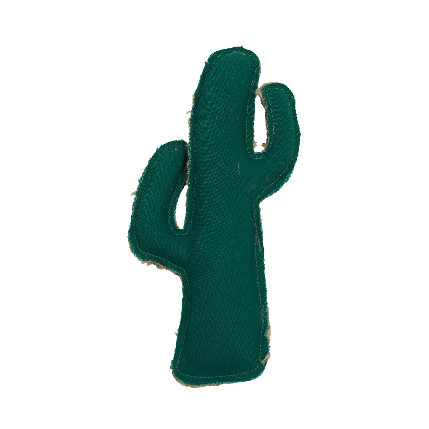 Sustainable Cactus-Shaped Canvas & Jute Chew Toy for Dogs-4