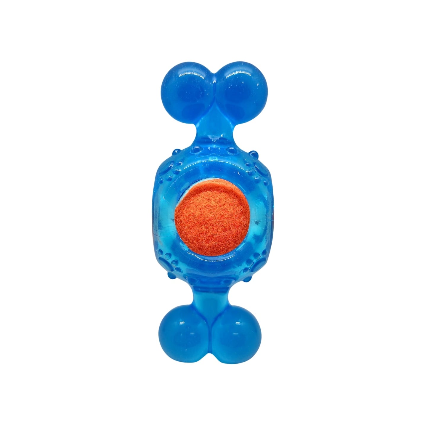 Blue Candy-Inspired TPR Squeaky Tennis Ball Dog Chew Toy-2