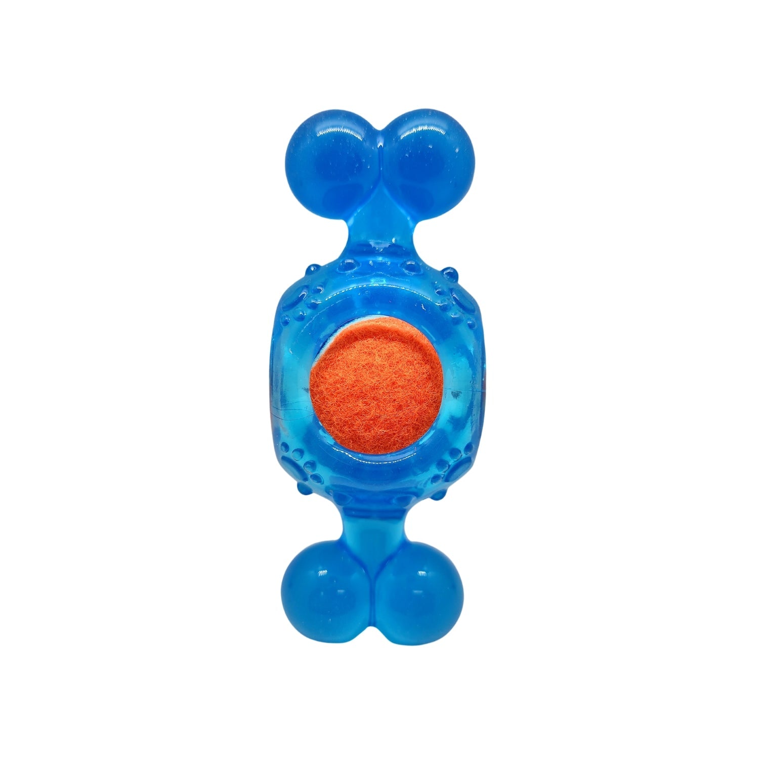 Blue Candy-Inspired TPR Squeaky Tennis Ball Dog Chew Toy-2