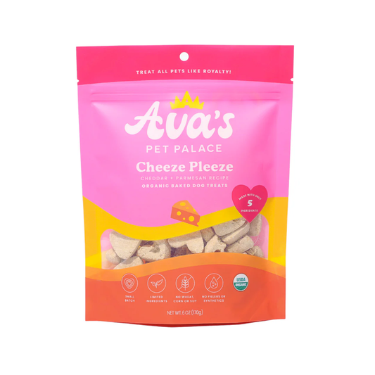 Ava's Pet Palace Organic Baked Dog Treats - Cheeze Pleeze-0