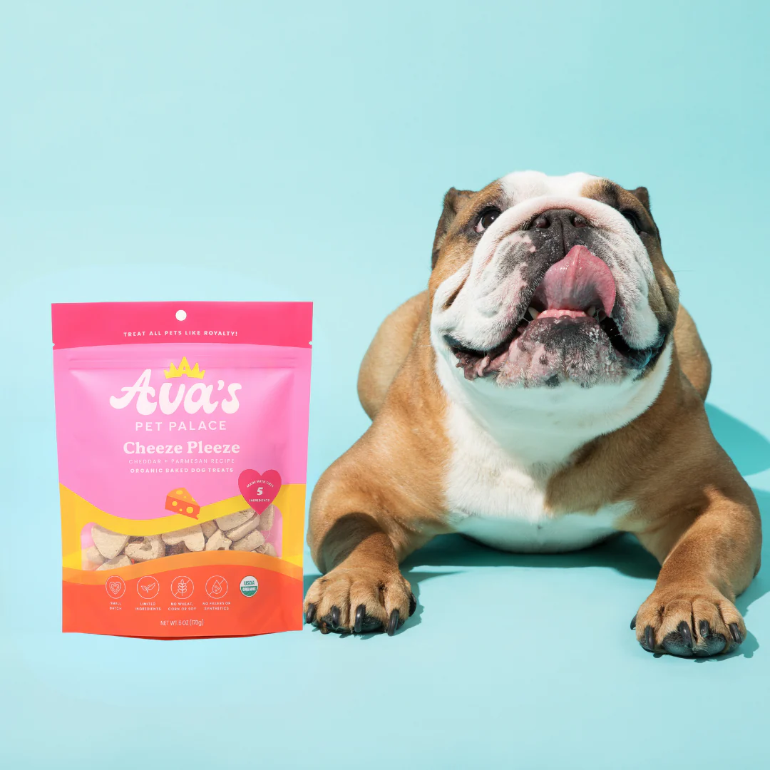 Ava's Pet Palace Organic Baked Dog Treats - Cheeze Pleeze-3