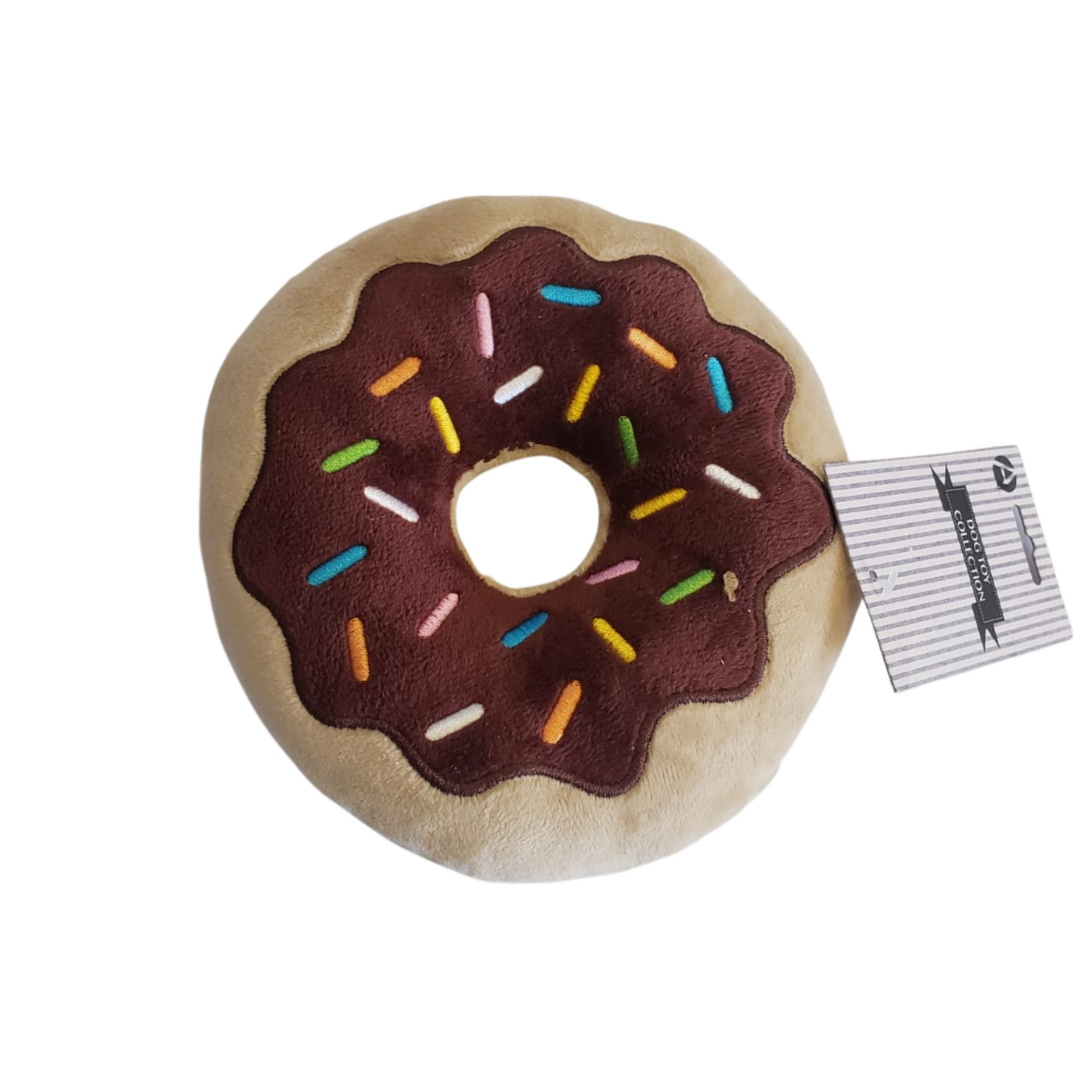 Interactive Donut Plush Dog Toy Set (Chocolate & Strawberry)-2