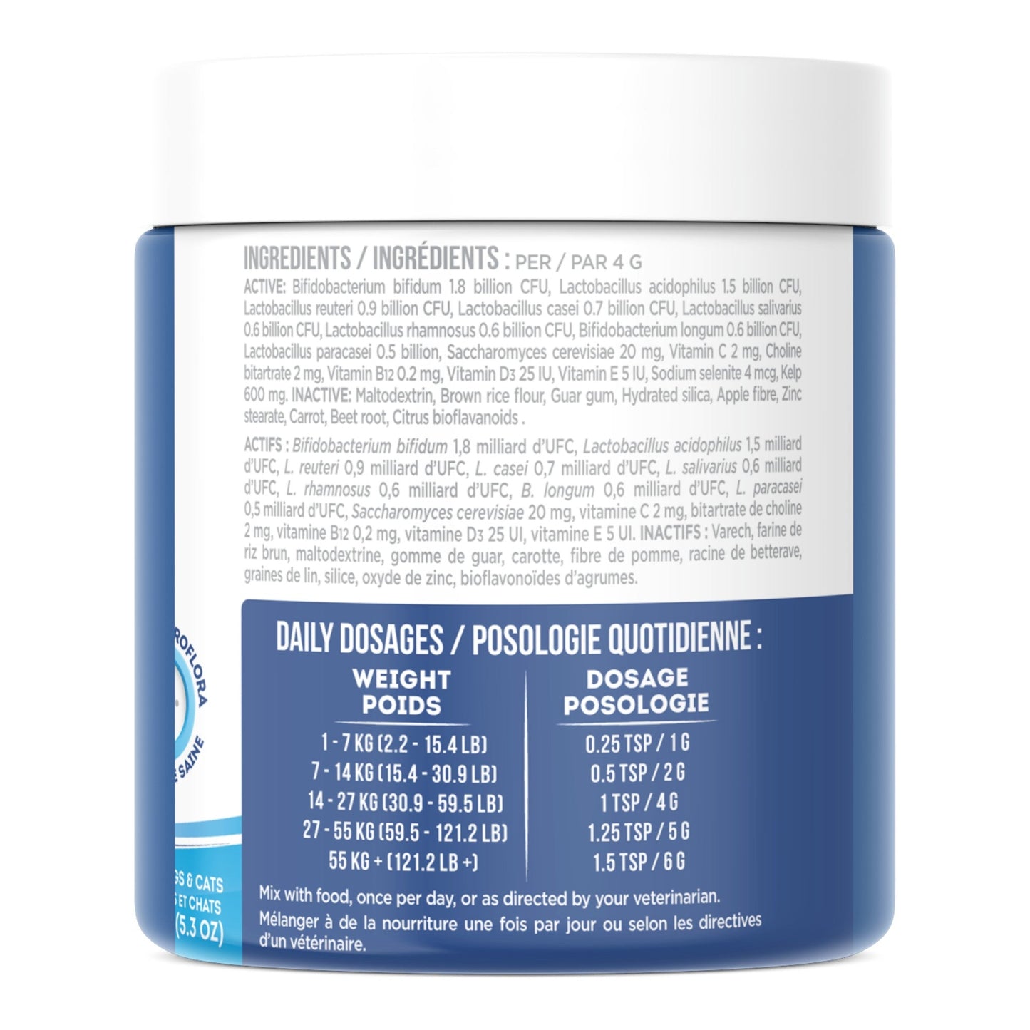 UBAVET Floradox Probiotic Powder for Dogs & Cats (5.3 oz / 150g)-2