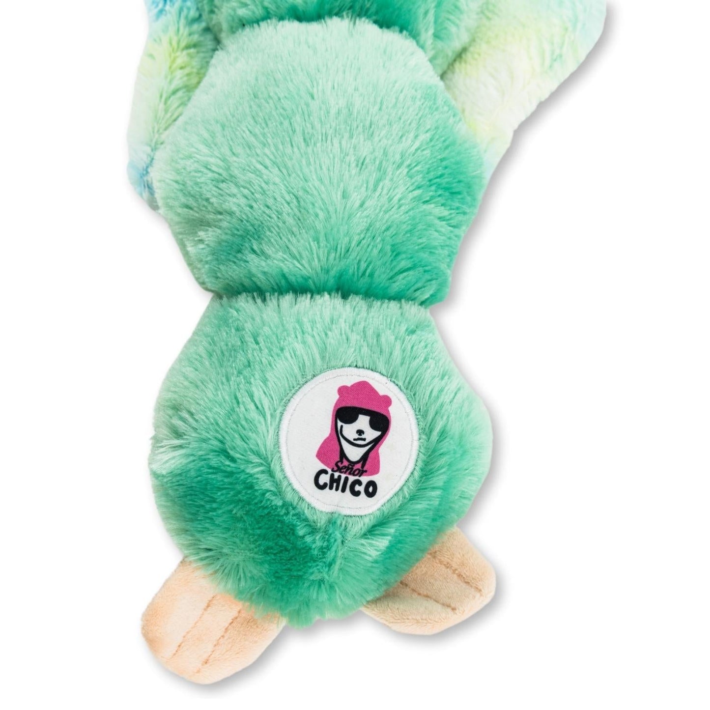 Winged Mint Sloth Magical Creature Squeaking Plush Dog Toy-3