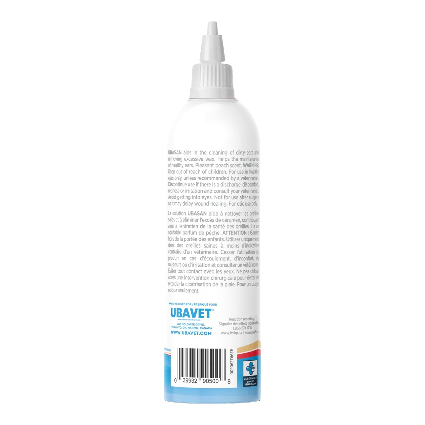 UBAVET Ubasan Ear Cleansing Solution for Dogs & Cats (4 fl oz / 120ml)-1