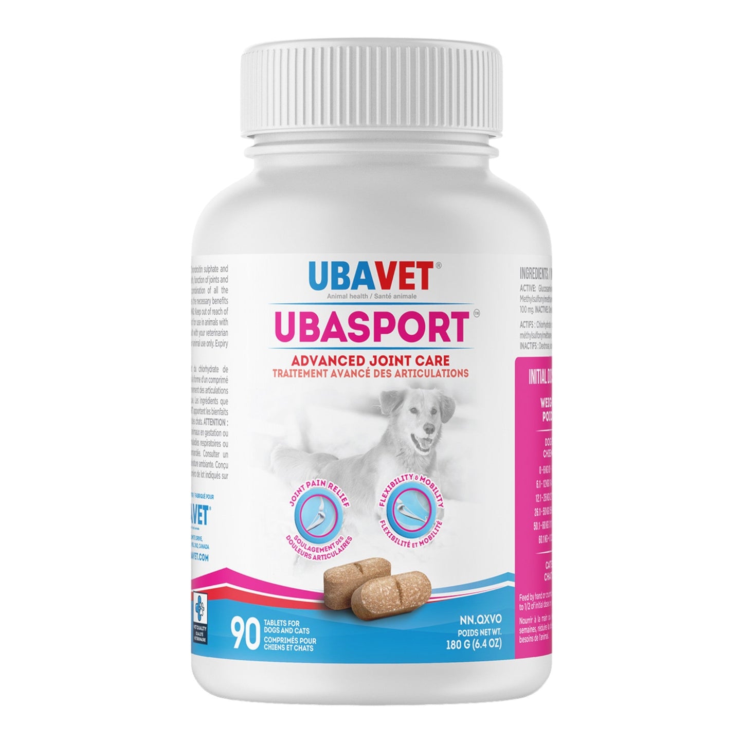 UBAVET UBASPORT Advanced Joint Care Tablets for Dogs & Cats-4