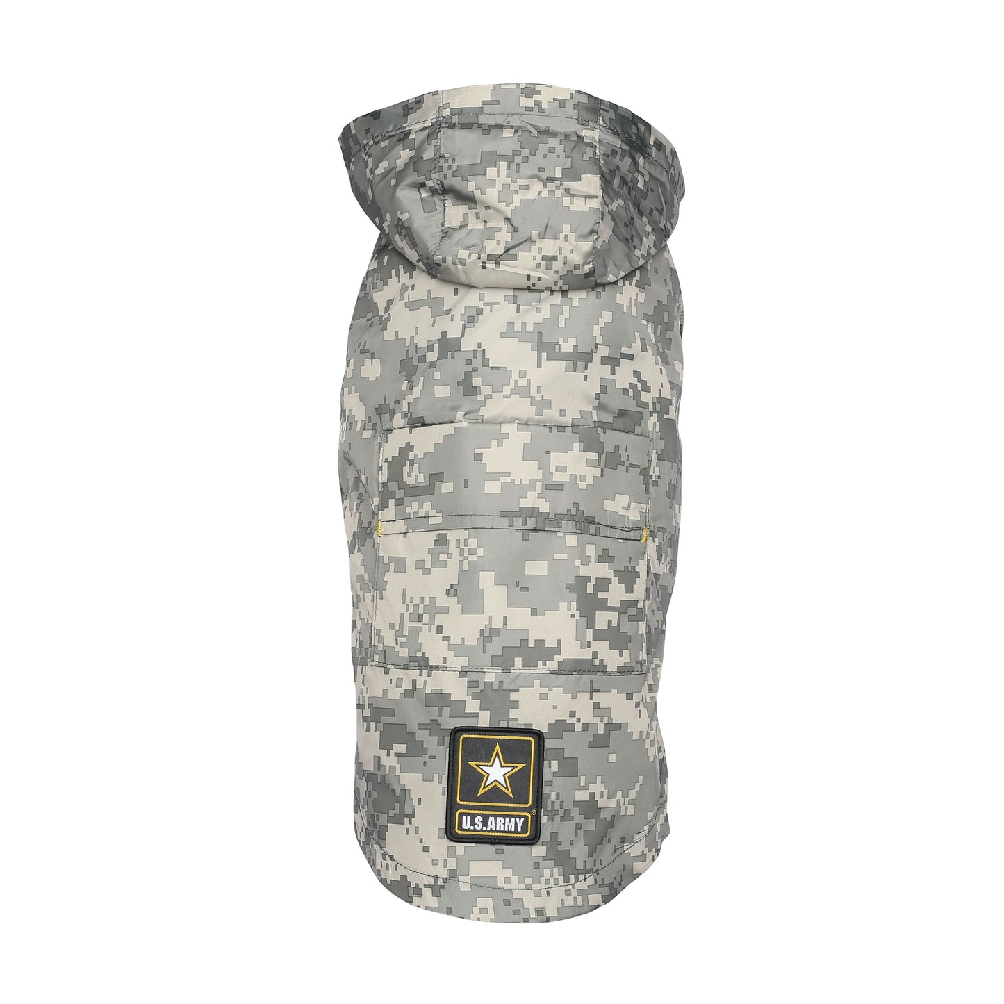 US Army Packable Dog Raincoat - Camo-0