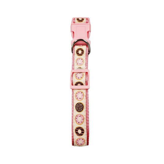 Designer Dog Collar - Pink Donut-0