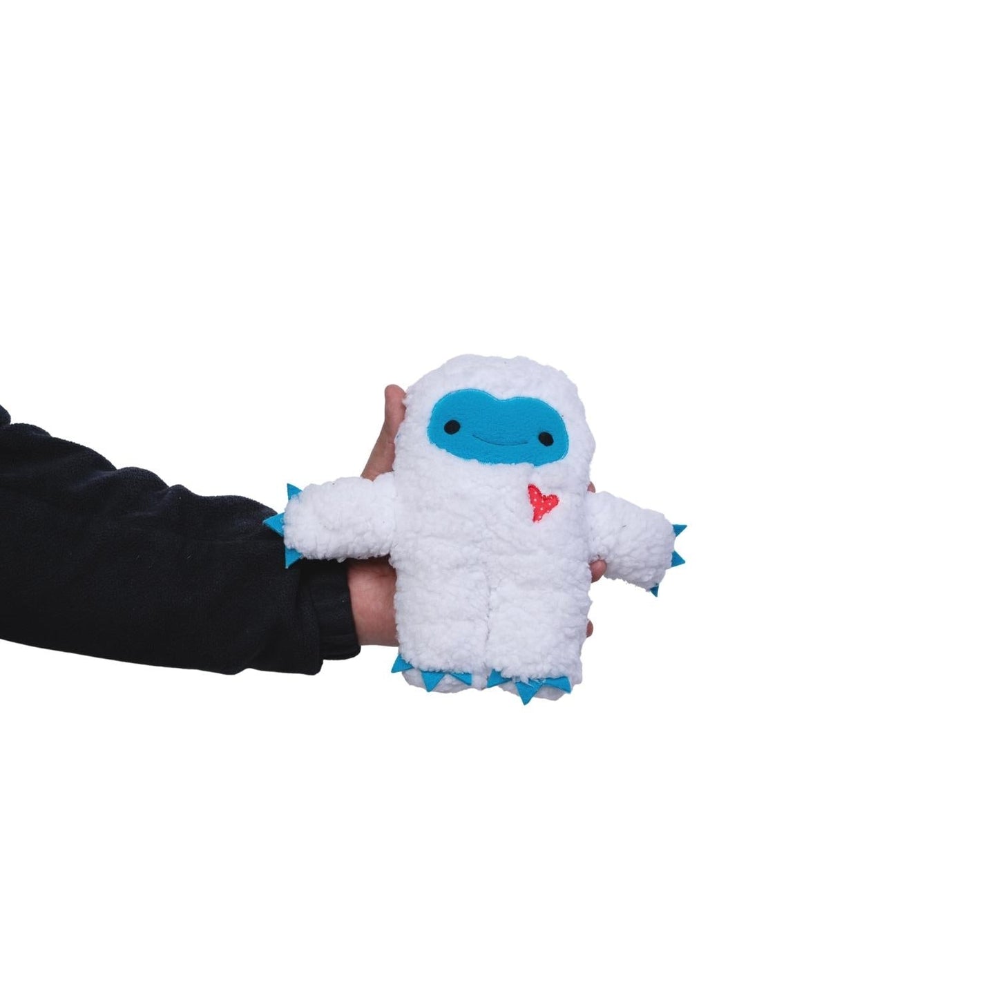 Interactive Squeaky Dual Yettie Snowman Plush Dog Toy-2