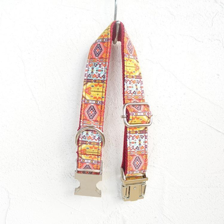 Boho Chic Pet Collar With Bell-2