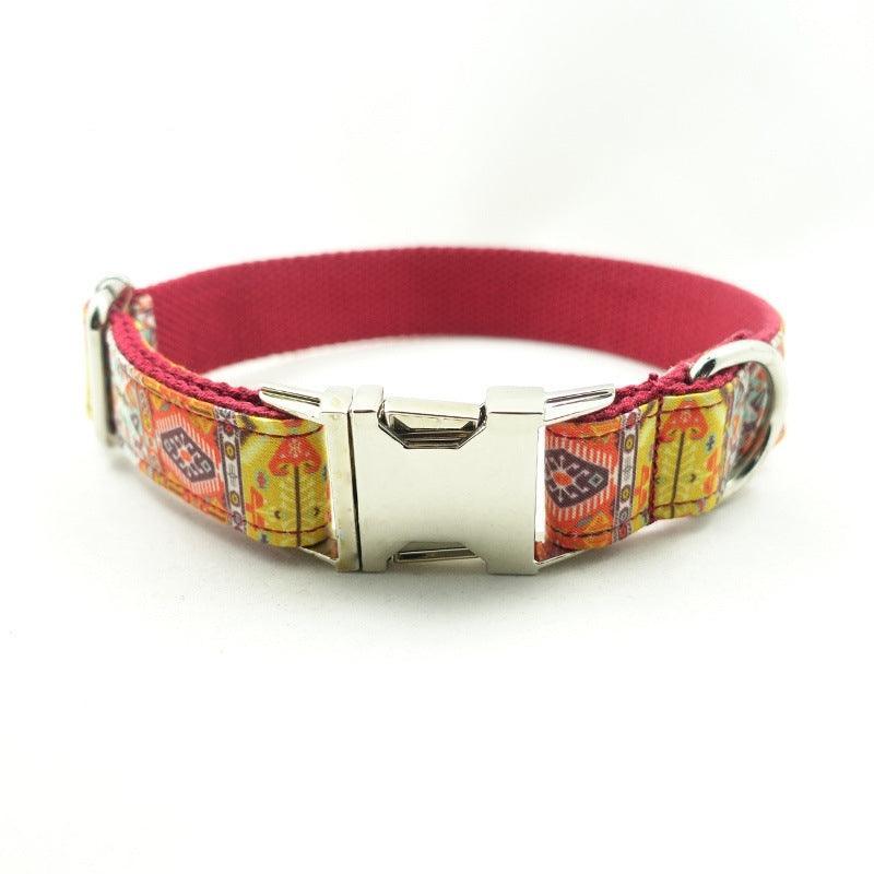 Boho Chic Pet Collar With Bell-0