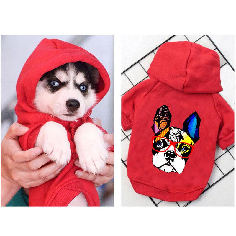 Cozy Canine Cotton Hoodie - Winter Warmth For Your Furry Friend-0