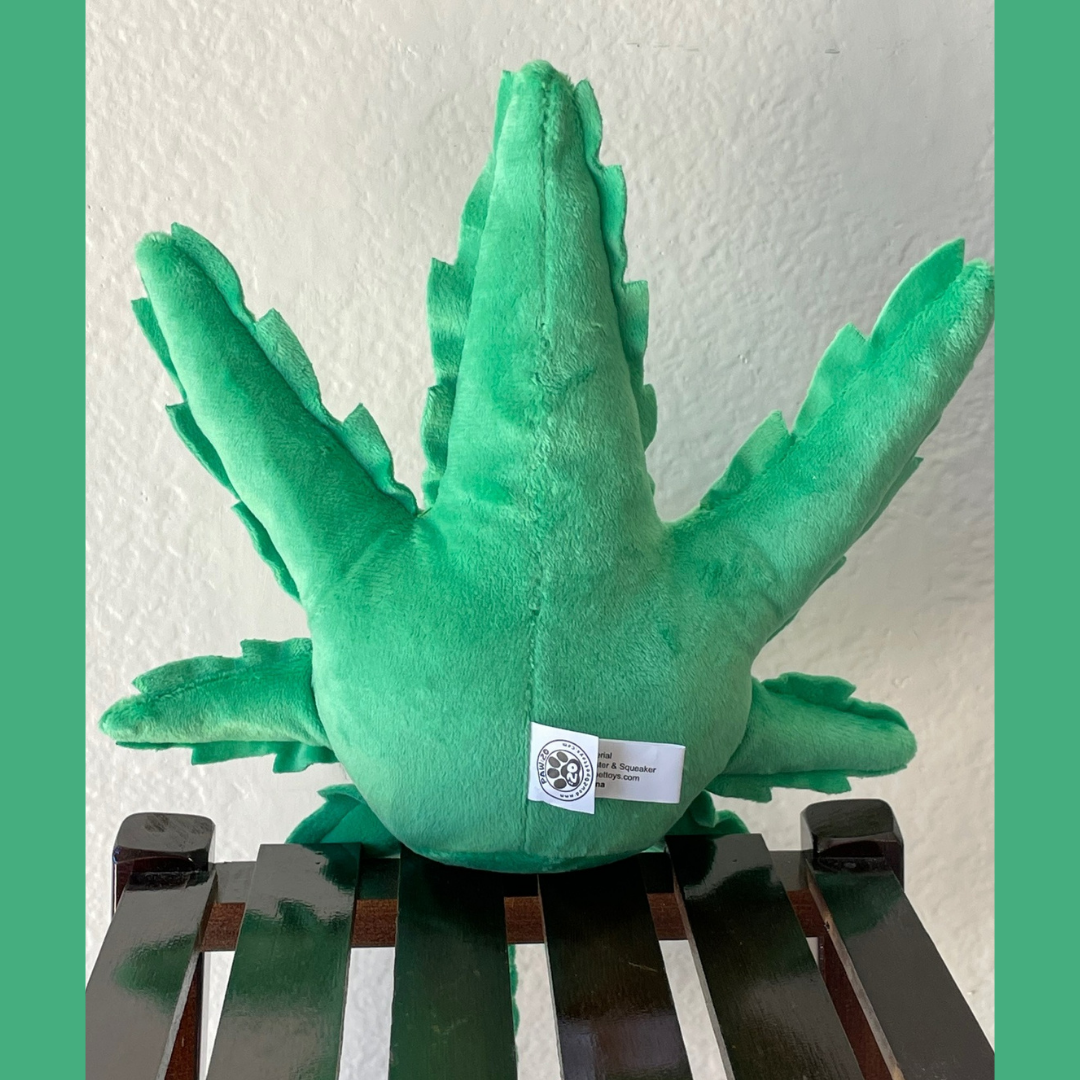 Mary Jane the Weed Leaf 420 Dog Toy-6