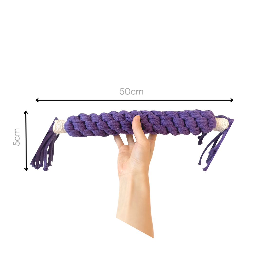 Luxury Handmade Macrame Large Purple Candy-3