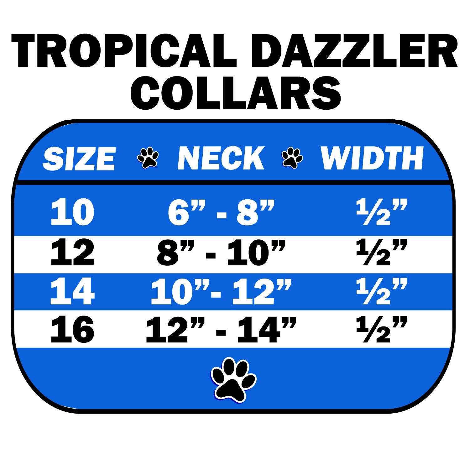 Dog, Puppy and Pet Collar, "Animal Print Tropical Dazzler"-1