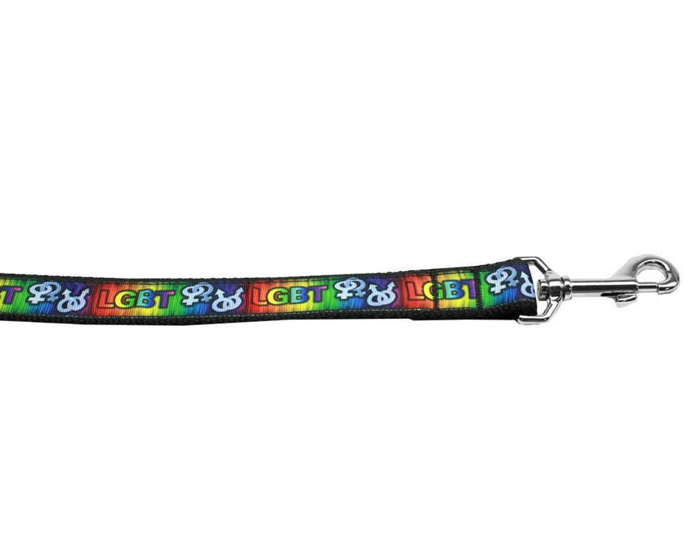 Pet Dog & Cat Nylon Collar or Leash, "LGBT"-3