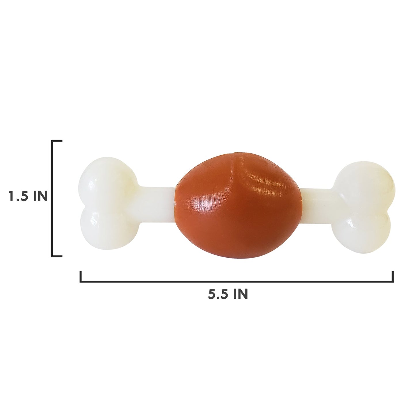 Beef Flavored Nylon Bone - 5.5"-1