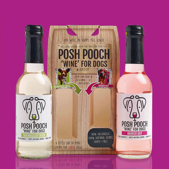 Posh Pooch Dog Wine Duo Pack (Non-Alcoholic)-0